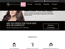 Tablet Screenshot of haircouturedesigns.com